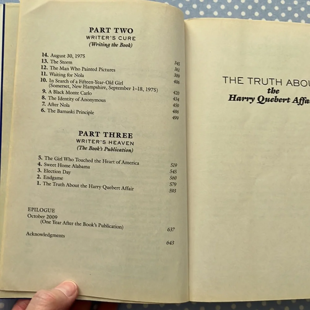 THE TRUTH ABOUT THE HARRY QUEBERT AFFAIR by Joel Dicker Book - Picture 7 of 13